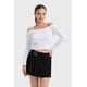 thumbnail image 1 of Polera Mujer Ojetillo Brazos Blanco, 1 of 4
