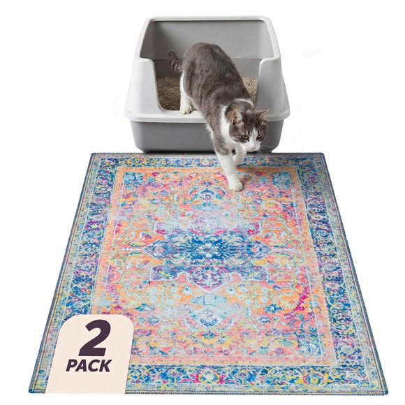 Alfombra para arena Lovewag Pets 46 × 61 cm Juego de 2 – Sol