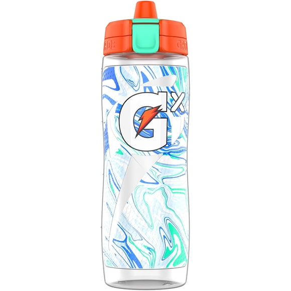 Botella Gatorade Gx Marble White de 900 ml con cápsula de fórmula