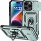 thumbnail image 1 of Funda Resistente Anillo Soporte iPhone 15 Pro Privacidad Cámara Montaje Magnético Verde, 1 of 6