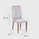 thumbnail image 3 of Comedor Avena 184 Cm + 6 Sillas Mega Gris, 3 of 13