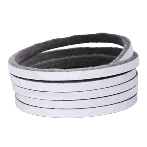 Bothyi - Burlete Con Cepillo Para El Tiempo, Burlete Para Puerta De Gabinete Y Ventana, 0,9 Cm X 0,5 Cm X 10 M