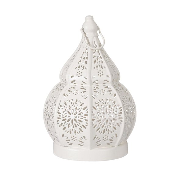 Candelabro Hueco De Calabaza, Adorno Para Velas, Para Sala De Estar, Hogar, Exhibición, Blanco