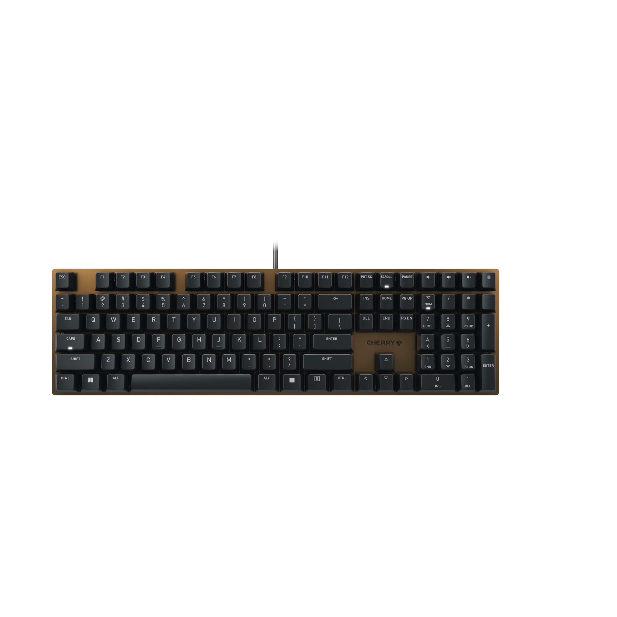 Teclado Mecánico Cherry Kc 200 Mx Con Interruptor Rojo Silencioso Mx2a