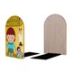 thumbnail image 2 of La Señorita Polly Tenía una Muñeca Sujetalibros decorativos temáticos, tope para estantería con base antideslizante, uso dual para hogar y oficina - 2 piezas, 2 of 6