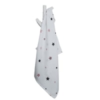 Baby Falcon - Tuto De Muselina 70X70 Cm 100% Algodón Orgánico - Estrella Rosada