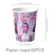 thumbnail image 2 of Vasos Huntrix Guerreras Kpop Demon Hunt 9cm Pack 10 Cotillon Multicolor, 2 of 2