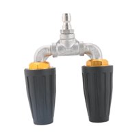 Magideal - Boquilla De Lavado A Presión, Conector Rápido De 1/4 "", Boquilla De Pulverización Giratoria De Alta Presión De 360 Degree, Puntas De Lavado A Presión Para Negro