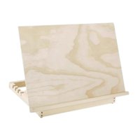 Magideal - Caballete De Mesa Con Soporte Para Escritorio, Ángulo Ajustable, Tablero De Dibujo Portátil, Caballetes De Madera Para Estudiantes De Arte, Libros De 4 Marchas