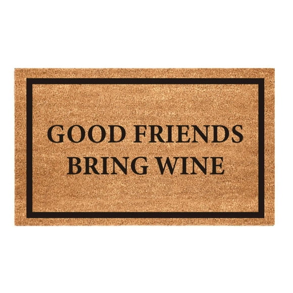 Limpiapiés Choapino Biodegradable Good Friends Bring Wine