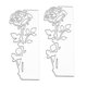 thumbnail image 4 of 2x Hojas De Rosa Troqueladas DIY Scrapbooking Para Invitaciones Tarjetas De Felicitación, 4 of 5