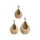 thumbnail image 2 of 3x cesta de cebolla de yute de pared, cestas de pared Boho, soporte de maceta de pared, contenedor de almacenamiento organizador de cocina para fruta Marrón, 2 of 5