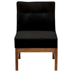 Latam Home - Sitial Colonia Tela Velvet Negro
