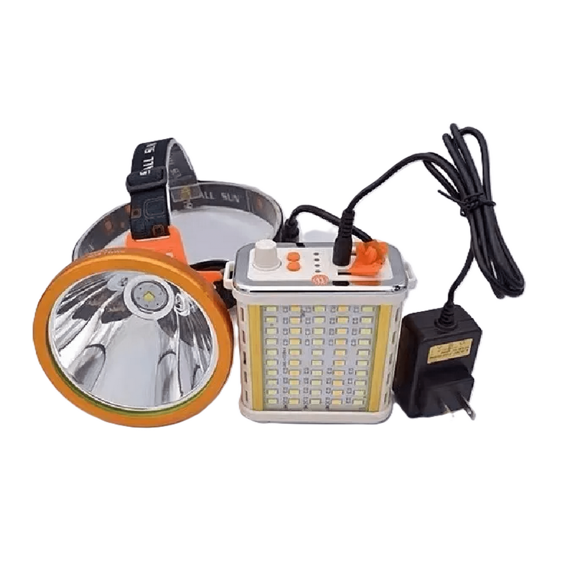 Genérico - Linterna Foco Led 800w (reales) Caza Camping Minero Lampara Blanco