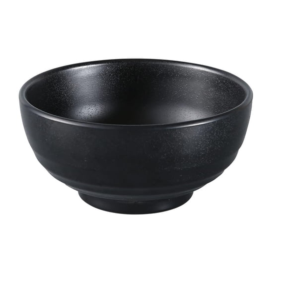 Tazón para fideos Yanco Black Pearl-2 Woodong de melamina, 1,12 L, 48 unidades