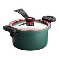 Bothyi - Olla De Cocina Olla A Presión Fácil De Limpiar Para Leche, Pasta, Fideos, Cereales, Verde