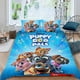 thumbnail image 2 of Cachorros Dog Pals Conjunto de sábanas temático, trío de piezas, cómodo y amigable con la piel, diseño único, regalo de decoración para el hogar para familiares, amigos y fans,135cm *200cm, 2 of 6