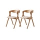 thumbnail image 1 of Pack 2 Sillas de comedor de Madera Oporto - Natural, 1 of 3