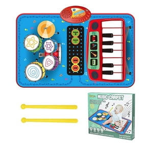 Atlas - Alfombra Musical Piano Y Tambor Azul