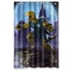 thumbnail image 1 of Cortina de ducha de dinosaurios de Jurassic World, juego de cortina de baño con ganchos, tamaño 48 x 72 pulgadas, 1 of 3