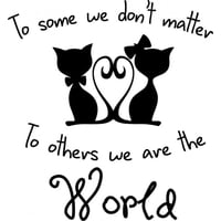 Rienda Libre Graphics - Decomural We Are The World Cat Ws-41484