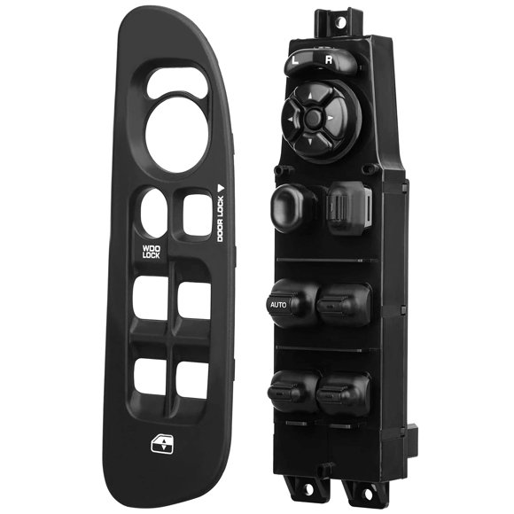 Interruptor maestro de ventana BASIKER Ram 02-10 + Bisel negro