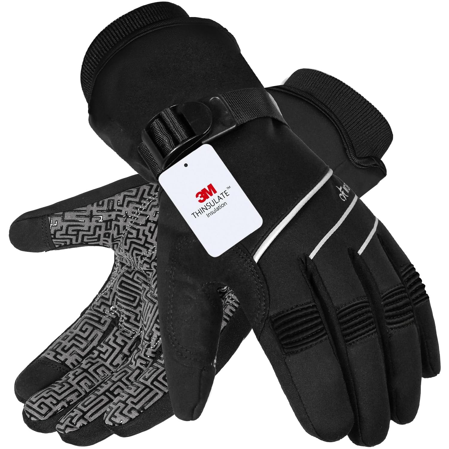 Guantes De Invierno Moreok Impermeables Y Resistentes Al Viento A -30 °c, Unisex