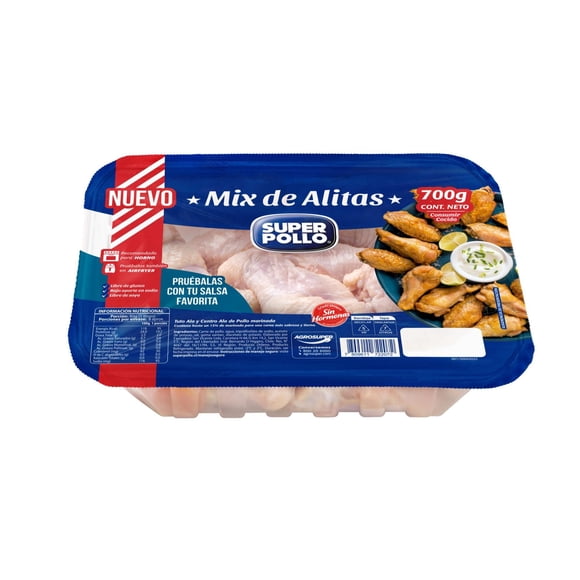 Pollo Mix de Alitas, 700 g