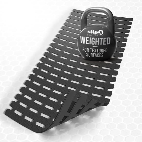 Alfombra de Baño Antideslizante SlipX Solutions 79 cm x 38 cm Negra con Peso