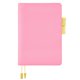 thumbnail image 1 of Funda para agenda ほぼ日 A5 rosa algodón de azúcar de poliéster, 1 of 8