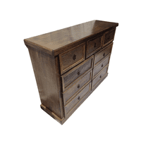 Casahoggar - Comoda Rustica Chocolate 120