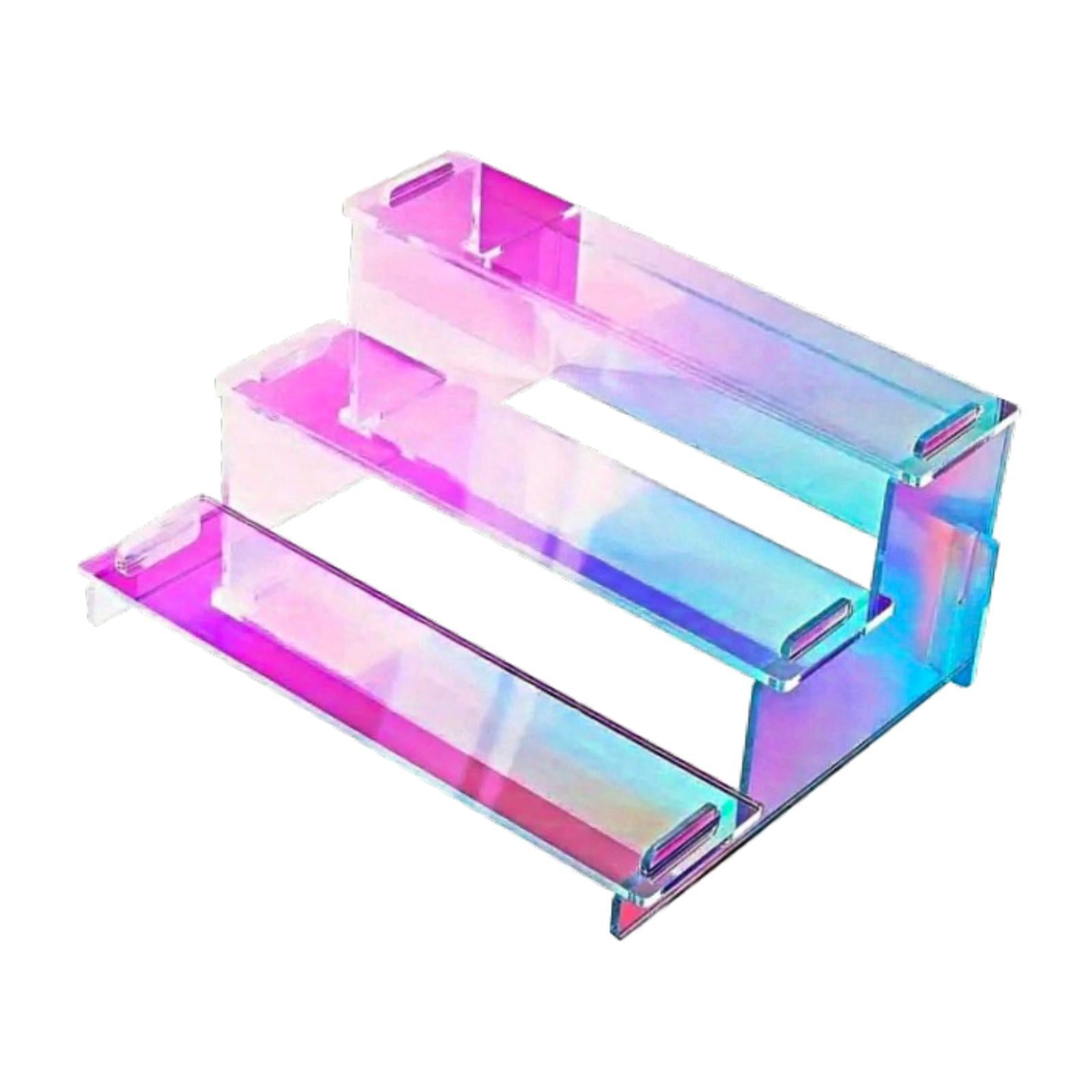 Magideal - Soporte De Exhibición Acrílico Para Magdalenas, Soporte De Exhibición Para Encimera De Cocina Escalonada, Soporte De Exhibición De Perfumes Para Manua Vistoso