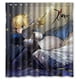 thumbnail image 1 of Cortina de ducha clásica Fate Moden, juego de cortinas de baño con ganchos, tamaño 66 x 72 pulgadas, 1 of 3