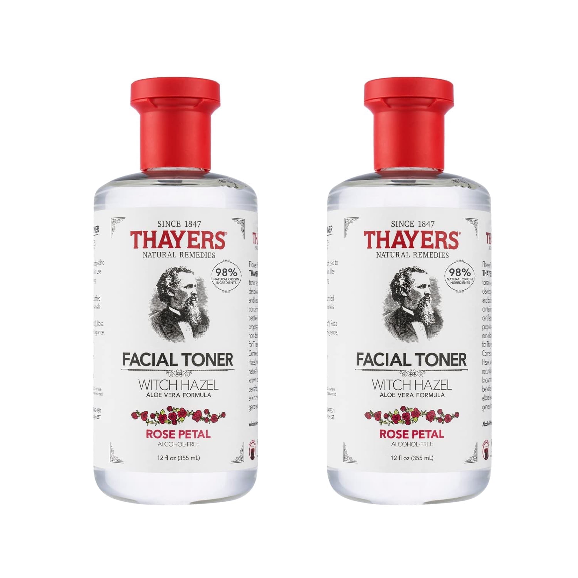 Tónico Facial Thayers Sin Alcohol Con Pétalos De Rosa Y Hamamelis, 360 Ml