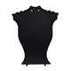 thumbnail image 3 of Novedad sector de plástico forma perno collar cadena joyería pantalla de pie negro, 3 of 3