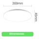 thumbnail image 5 of Foco Led Plafon Sobrepuesto Itd Redondo 24w Luz Blanca blanco, 5 of 10