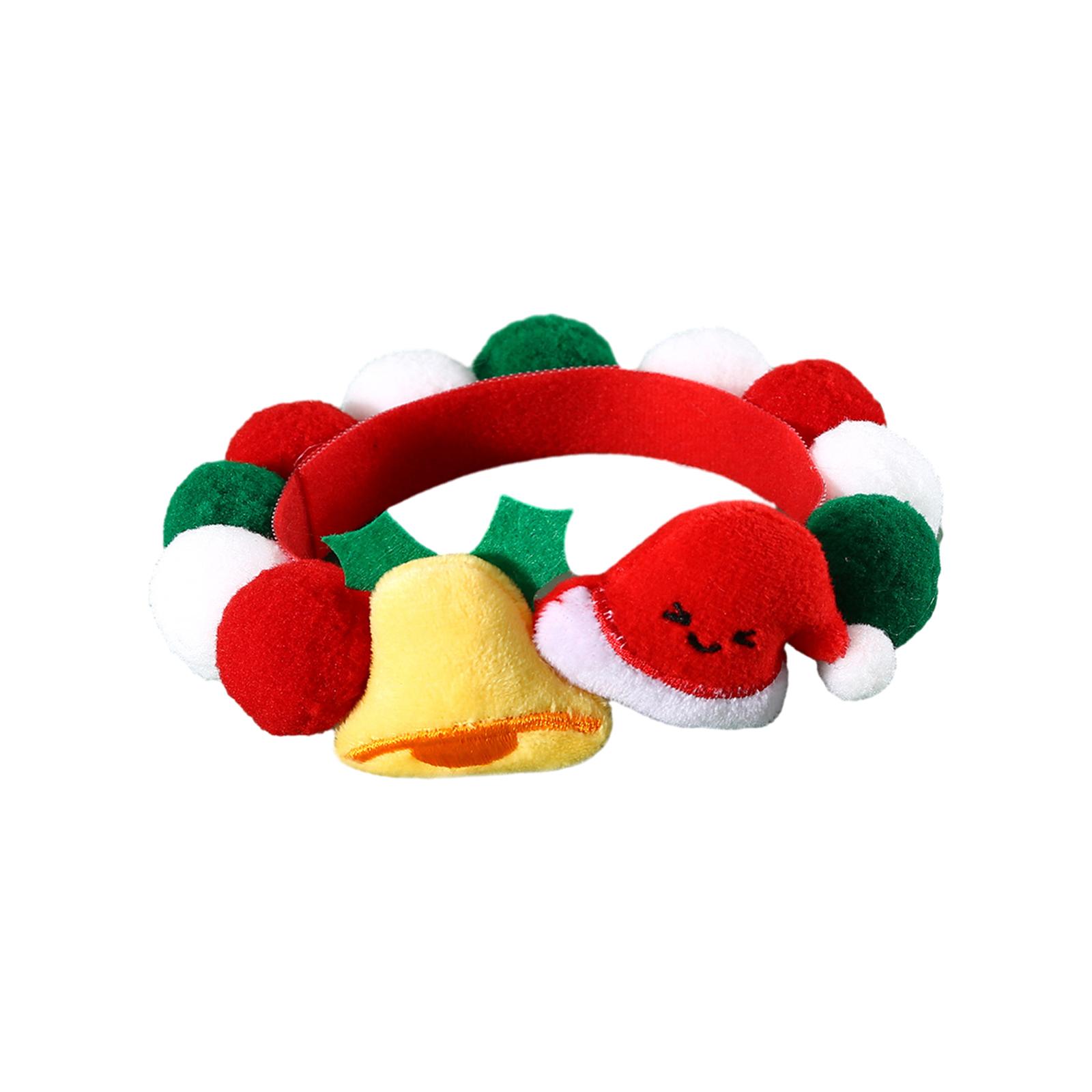 Magideal - Collar Para Cachorros Con Bolas De Felpa, Collares Para Mascotas, Collares Para Perros, Collares Para Gatos Decorativos Para Gatitos, Perros Pequeños Campana