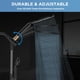 thumbnail image 2 of Combo de cabezal de ducha MakeFit Dual Filtered Rain con dispositivo portátil, 2 of 7