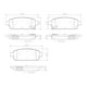 thumbnail image 2 of Pastillas Freno para auto Buick Casacada 2013-2019 Delantero, 2 of 4