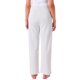 thumbnail image 3 of INSPIRE CHIC Pantalones de Salón para Mujeres de Algodón Largos Rectos con Cintura Elástica y Cordón con Bolsillo para Dormir, Deporte, Pijama, Ropa de Noche S Gris Claro, 3 of 6