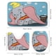 thumbnail image 3 of Dumbo-theme 4-Piece Shower Curtain Set with Rugs, Waterproof Bathroom Decor Set Includes Bath Mat, U-Shaped Rug, Toilet Lid Cover and Curtain with Hooks, 3 of 6