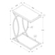 thumbnail image 4 of Mesa auxiliar tipo snack Monarch Specialties blanca de 25 cm, 4 of 5