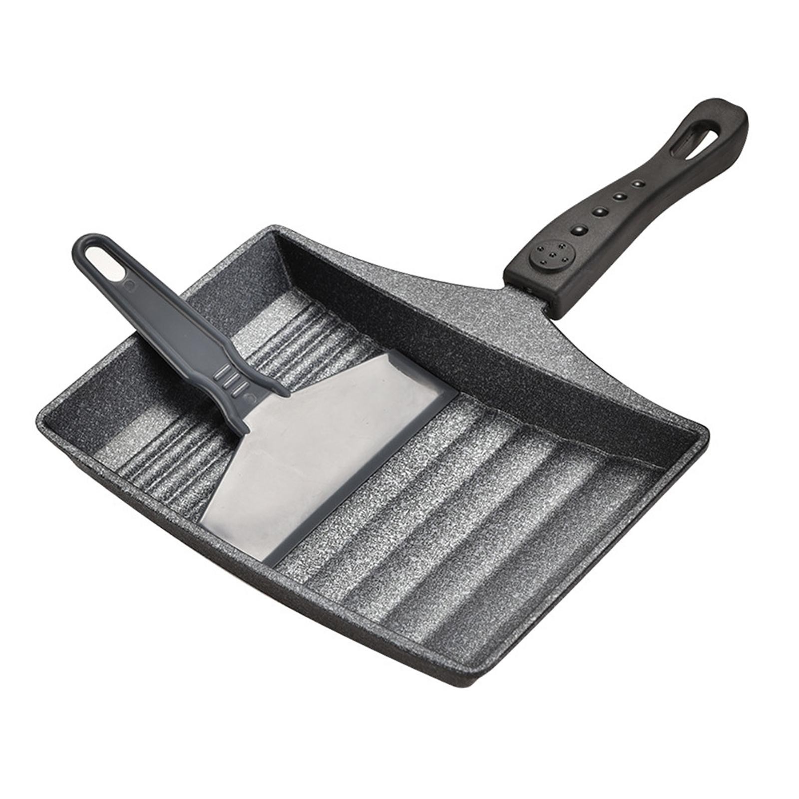 Magideal - Sartén Multiusos Para Tortilla, Suministros De Cocina, Sartén Antiadherente Portátil De Aleación De Aluminio Para Panqueques, Sartén Para Restaurante,