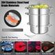 thumbnail image 3 of Vaporizador Giantex Acero Inoxidable 11 Litros Tapa de Vidrio, 3 of 3