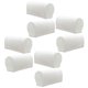 thumbnail image 5 of Conjunto de 8 muebles de franela sofá reposabrazos cubre protectores blanco, 5 of 5