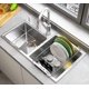 thumbnail image 4 of Escurridor de platos ajustable de acero inoxidable para colocar sobre el fregadero TESOT, 4 of 7