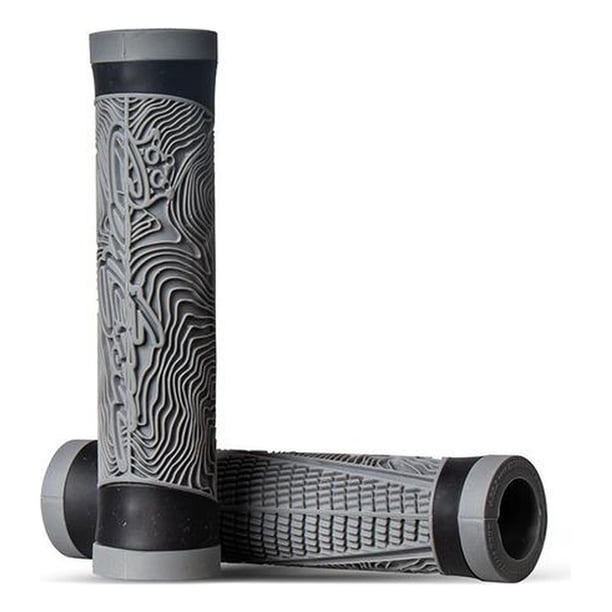 Puños Antideslizantes De Silicona, Fixie, Mtb, Bmx gris