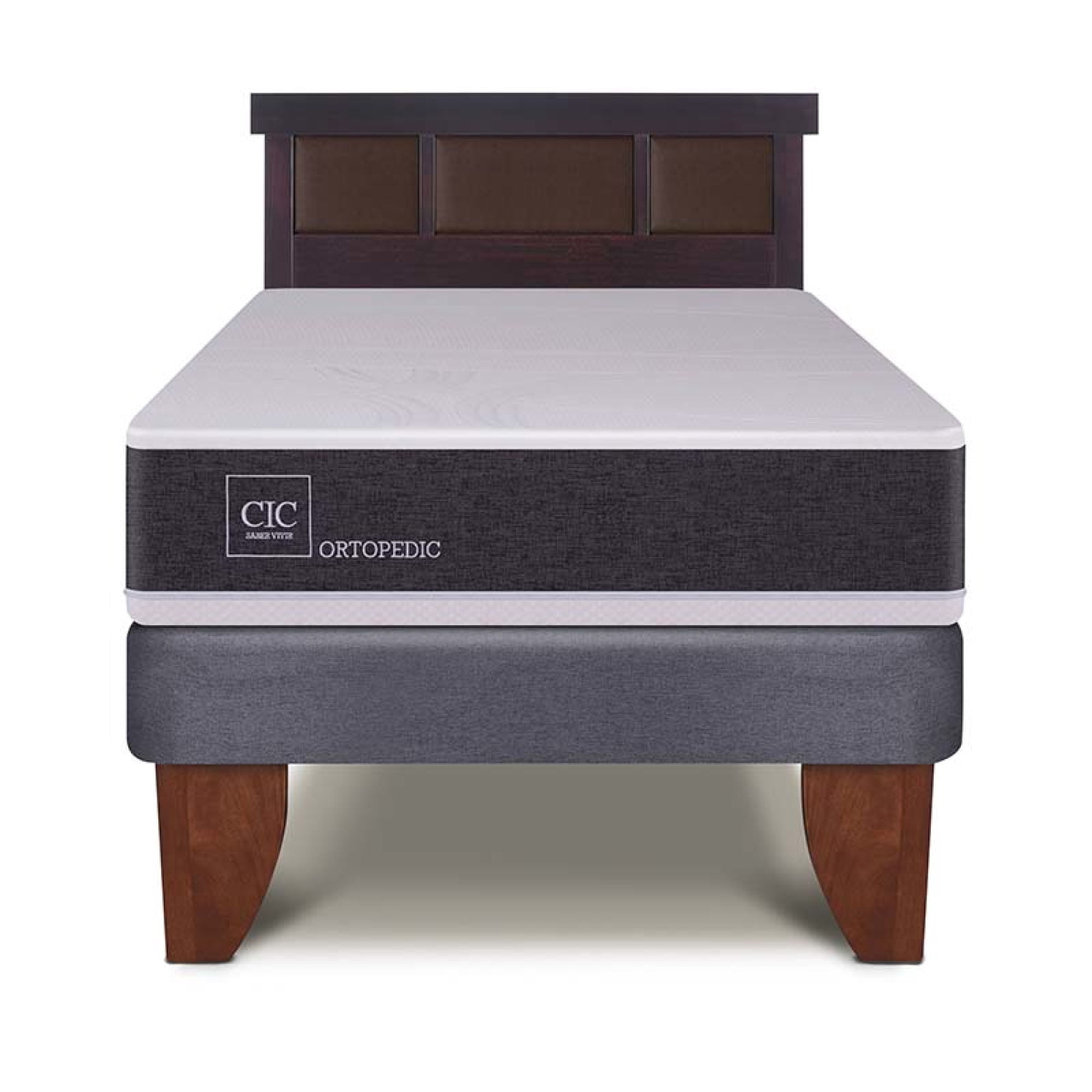 Cama Europea New 1.5 Plaza Base Normal