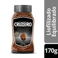 Café Instantáneo Liofilizado Equilibrado Frasco 170 G Cruzeiro
