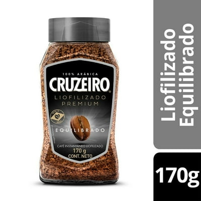 Café Instantáneo Liofilizado Equilibrado Frasco 170 G Cruzeiro